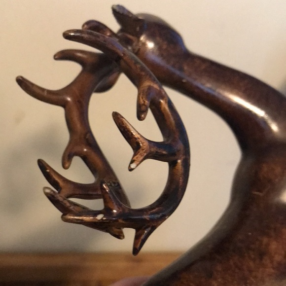 Vintage Wood Deer Figure - Picture 5 of 9